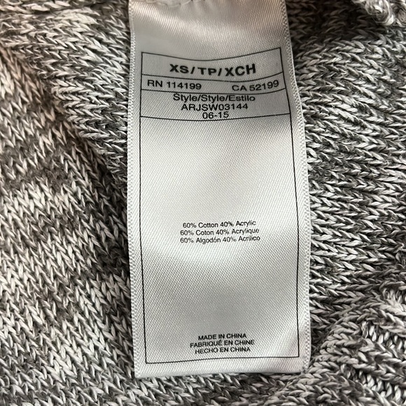 Roxy Hooded Tunic Top Marble Grey/Beige - Picture 14 of 14